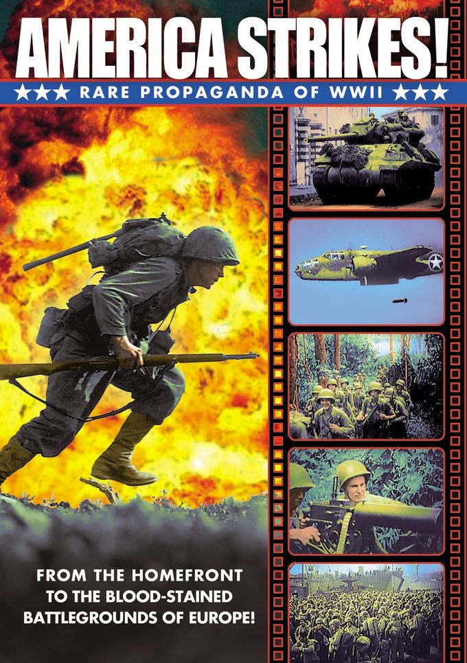America Strikes!-Rare Propaganda Of WWII (DVD) (image for) America Strikes!-Rare Propaganda Of WWII (DVD)