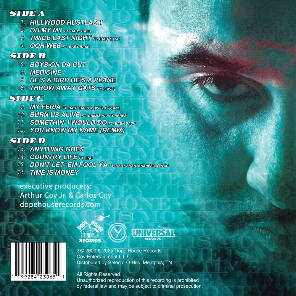 (image for) Time Is Money (25th Anniversary Limited Edition Silver Smoke Double LP)