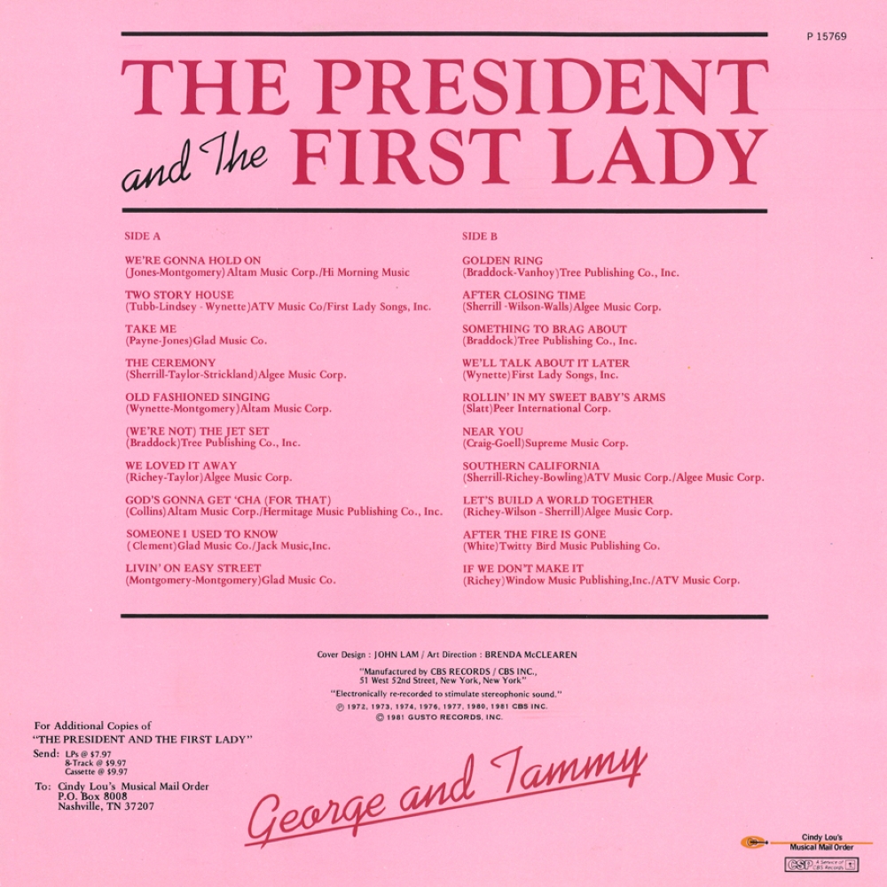 (image for) President And The First Lady (LP)