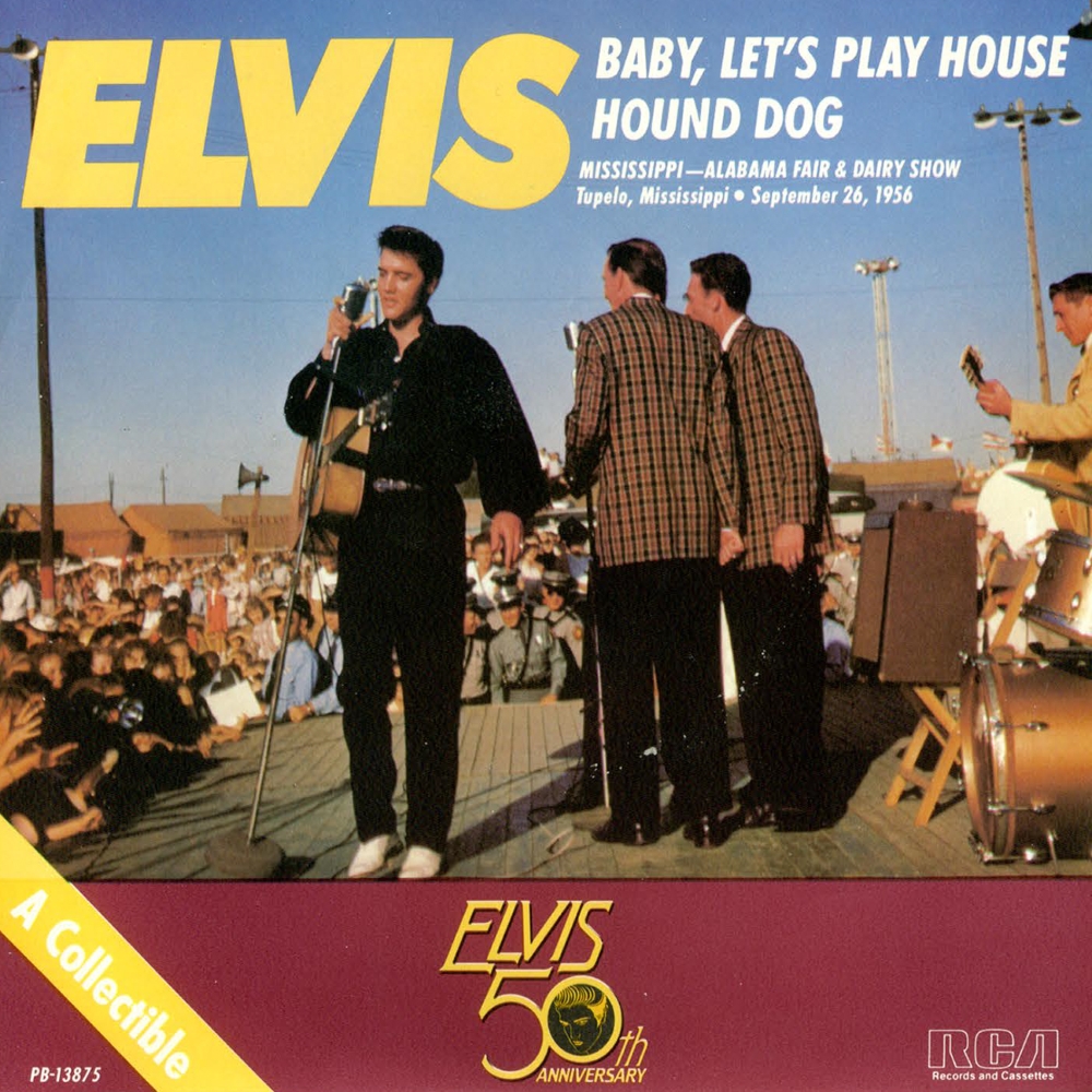 Baby, Let's Play House / Hound Dog (7 Inch Gold Vinyl) (image for) Baby, Let's Play House / Hound Dog (7 Inch Gold Vinyl)
