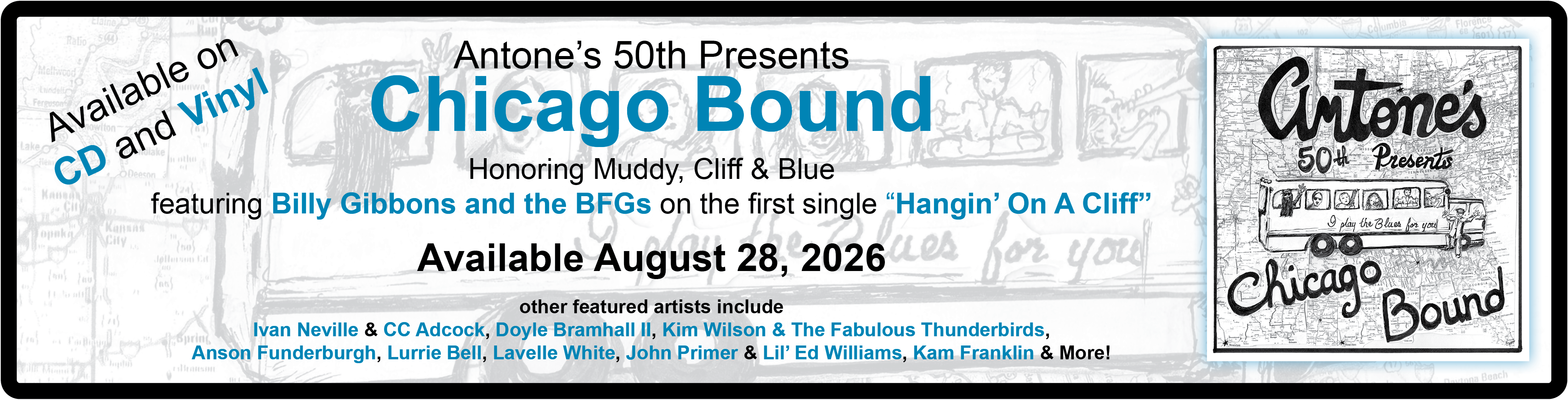 (image for) Antone's 50th Presents Chicago Bound